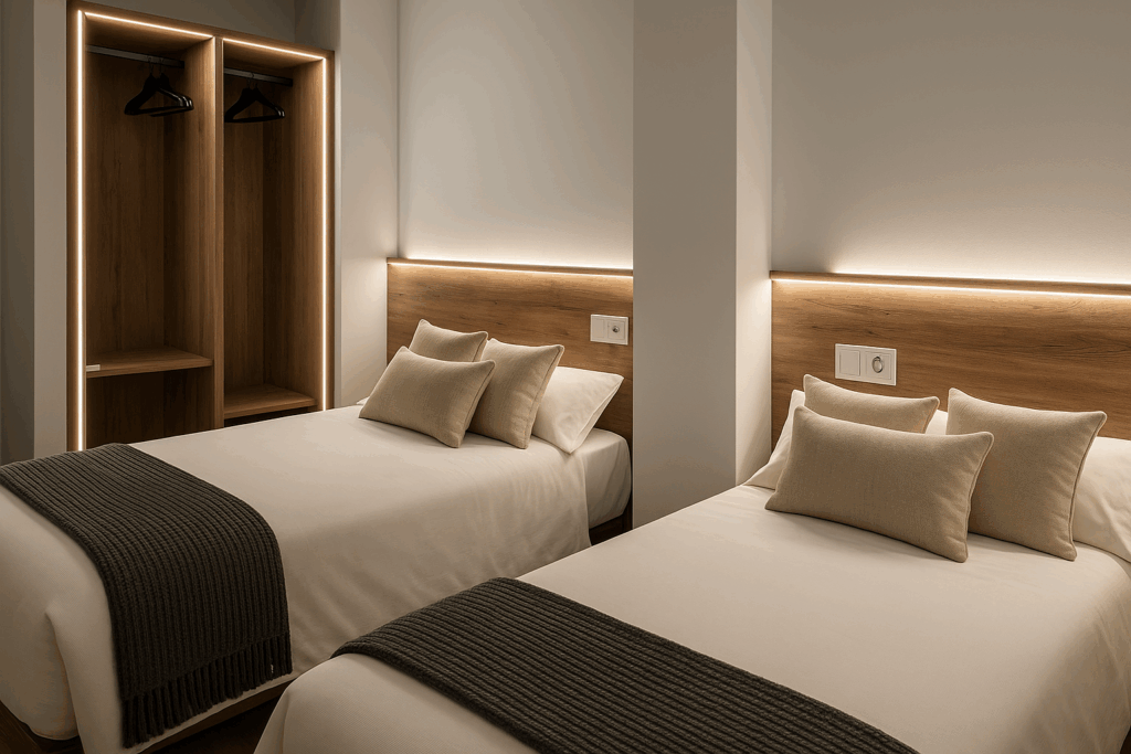 Habitaciones con cama individual en Kalea Senior