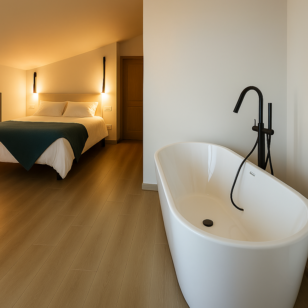 Cama king size en kalea Suite de alcalá del Júcar