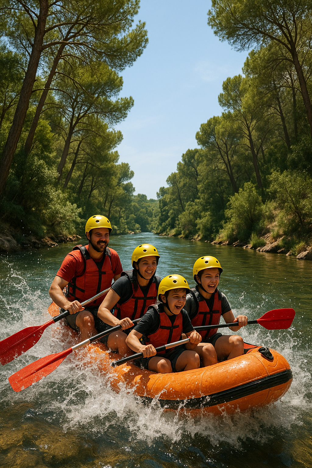 Actividades en el río Cabriel y Júcar como kayak