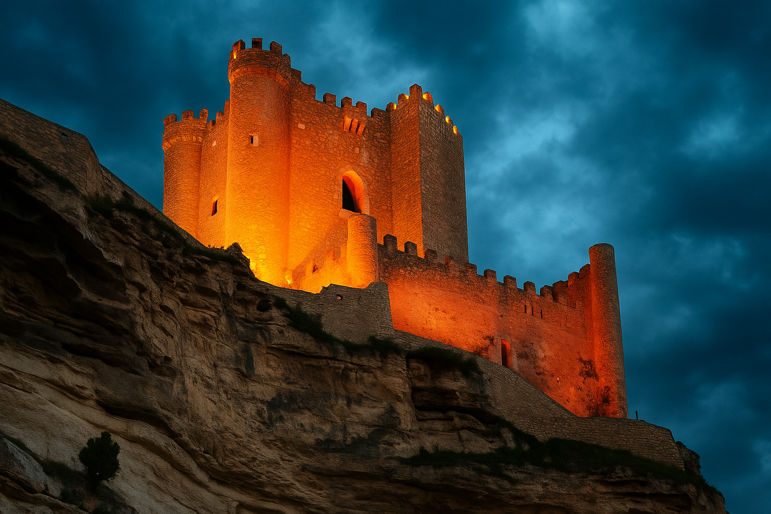 Que ver en Alcalá, monumentos históricos de noche