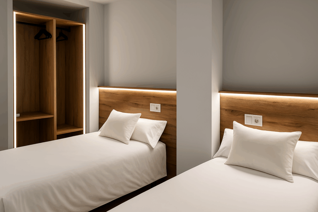 Habitaciones con cama individual en Kalea Senior